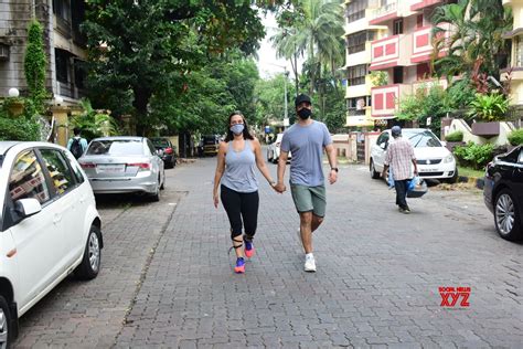 neha dhupia and angad bedi spotted at bandra gallery social news xyz