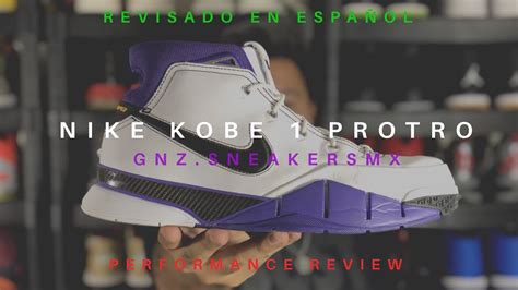 Nike Kobe 1 Protro Revisado En Español Gnz Sneakers Mx Youtube
