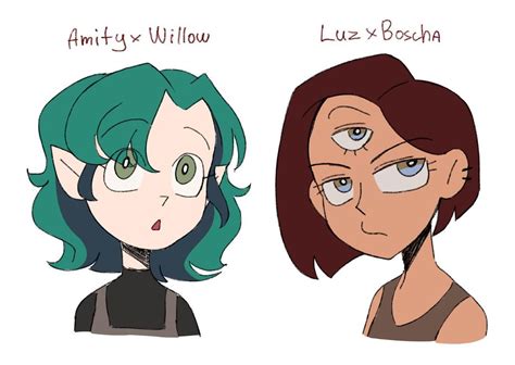 Amity X Willow And Luz X Boscha Kids By Axysaturn Theowlhouse