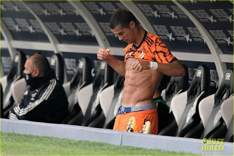 Cristiano Ronaldo Strips Down To His Underwear During Soccer Match Photo Cristiano