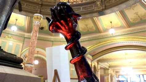 Satanic Temple Sets Up Statue Inside The Illinois State Capitol