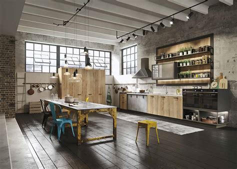 Kitchen Design For Lofts 3 Urban Ideas From Snaidero