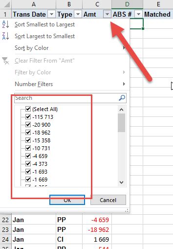 Match Positive And Negative Numbers In Excel Za