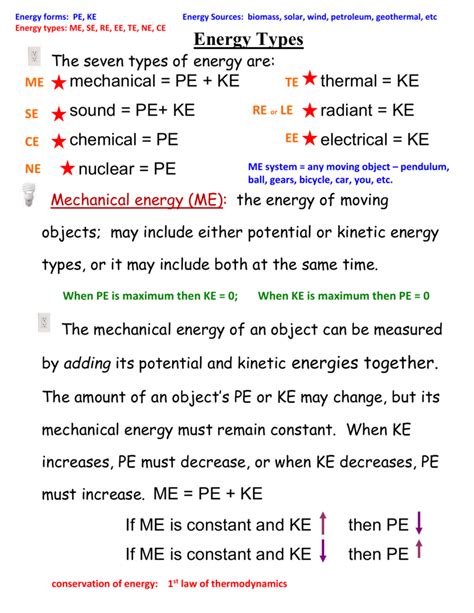 Energy is available in different forms. Mechanical Forms Of Energy Pictures