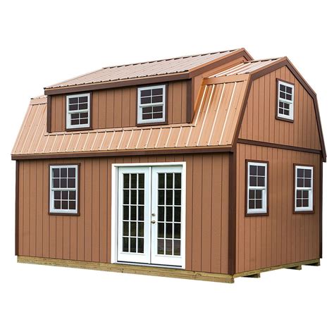 Best Barns Belmont 1224 Two Story Wooden 12 Ft X 24 Ft Ranch Shed