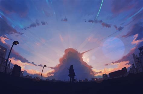 Cloud Anime Wallpapers Wallpaper Cave