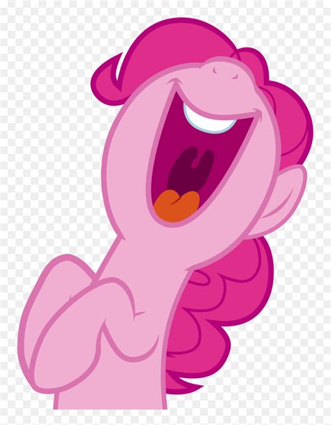 Uponia Laughing Nose In The Air Open Mouth Pinkie My Little Pony