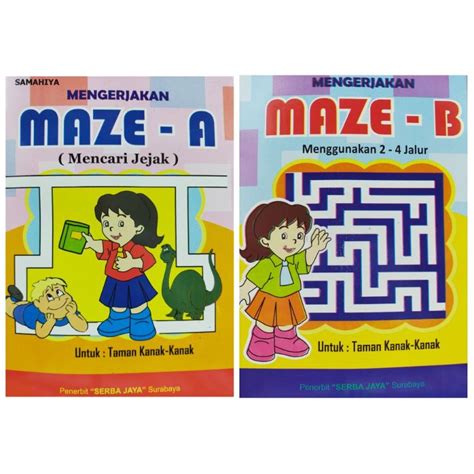 Jual Buku Mencari Jejak Maze Untuk Anak Tk Dan Paud Shopee Indonesia