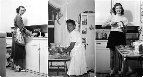 30 Vintage Photos Capture People At Their Kitchens In The 1940s