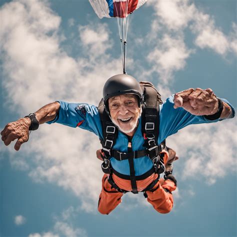 104 Year Old Man Becomes Oldest Skydiver Inspiring Elderly To Embrace