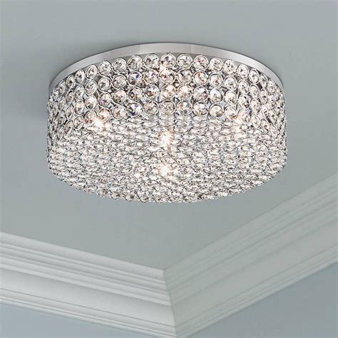 Velie 12 Wide Modern Luxe Designer Round Crystal Ceiling Light
