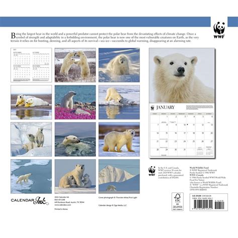 Polar Bears Wwf 2024 Wall Calendar