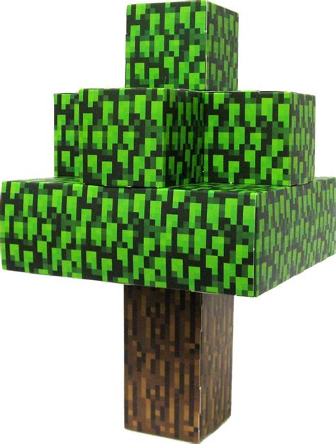 Minecraft Oak Tree Papercraft Single Piece Jazwares Toywiz