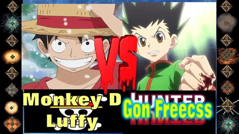 Monkey D Luffy One Piece Vs Gon Freecss Hunter X Hunter Ultimate
