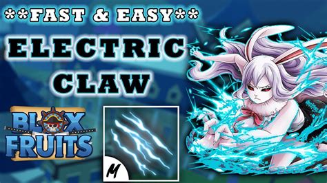 How To Get Electric Claw Blox Fruits Electric V2 Fast And Easy