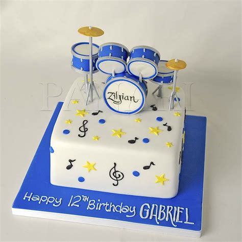 Pin By Edisa On 40 Rocks Drum Cake Drum Birthday Cakes Boy