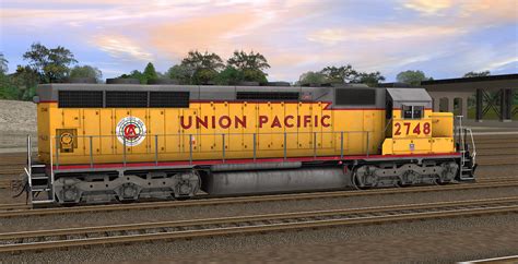 Union Pacific Lightning Scheme Sd45 Sd40m 2 Rrmods