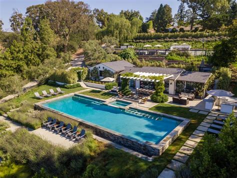 Luxury Backyard Overview With Infinity Pool Hgtv