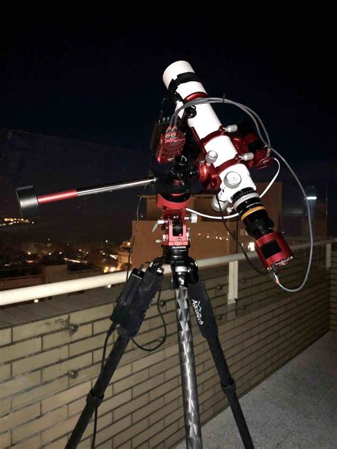 Skyguider Pro With William Optics Zenithstar 81 Apo Mounts Cloudy