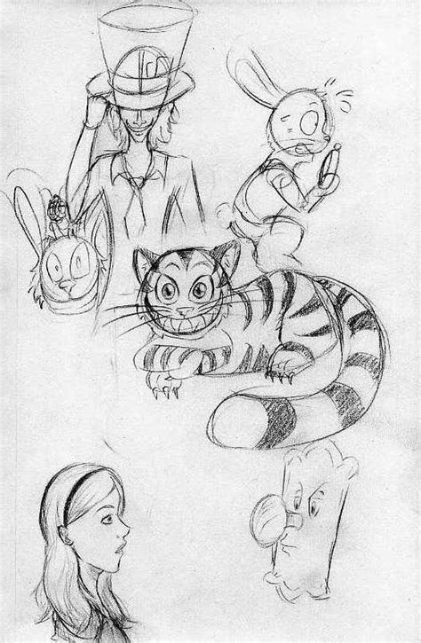 Alice In Wonderland Sketches By Smudgeandfrank On Deviantart