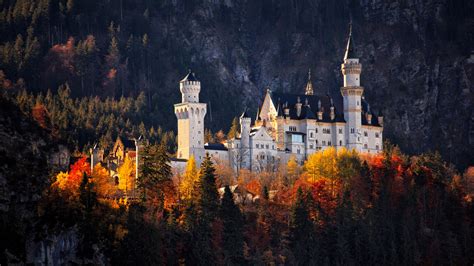 Neuschwanstein Castle 1920x1080 Обои Пейзажи