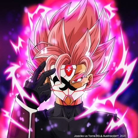 Goku Black Ssj Rose 2 Crimson Masked Saiyan In 2021 Anime Dragon Ball