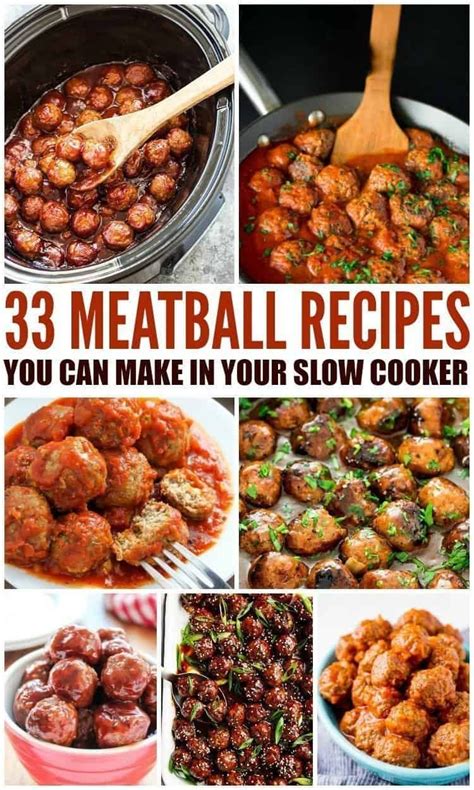 Here's how to make the most of. 33 Slow Cooker Meatball Recipes - An Alli Event in 2020 ...