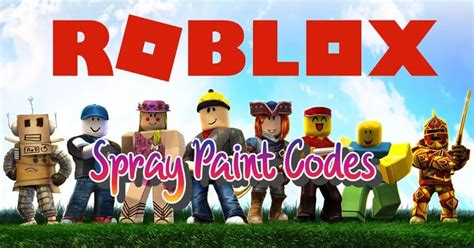 Roblox Spray Paint Codes And How To Use Them The Click