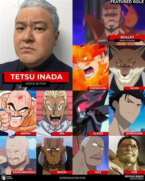 Anime Corner Tetsu Inada Voices The Cannon Hero Bullet
