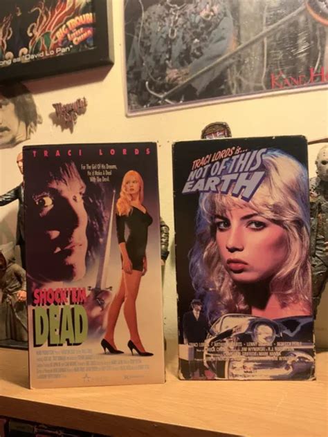 Traci Lords Vhs Lot Shock Em Deadnot Of This Earth 6000 Picclick