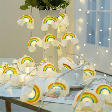 Rainbow Fairy Lightsbirthday Party String Lightsbedroom Etsy