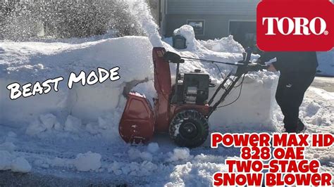 New Toro Power Max Hd 828 Oae 28 In 252 Cc Two Stage Gas Snow Blower