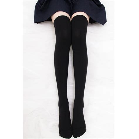 Illusion Thigh High Socks Sexy School Girl Stockings With Vlr Eng Br