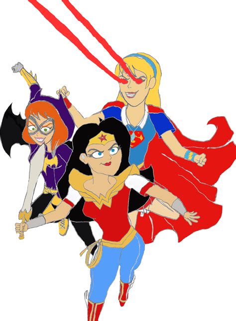 From The World Of Dc Super Hero Girls Colored By