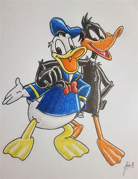 Donald Duck And Daffy Duck By Tokkudon On Deviantart