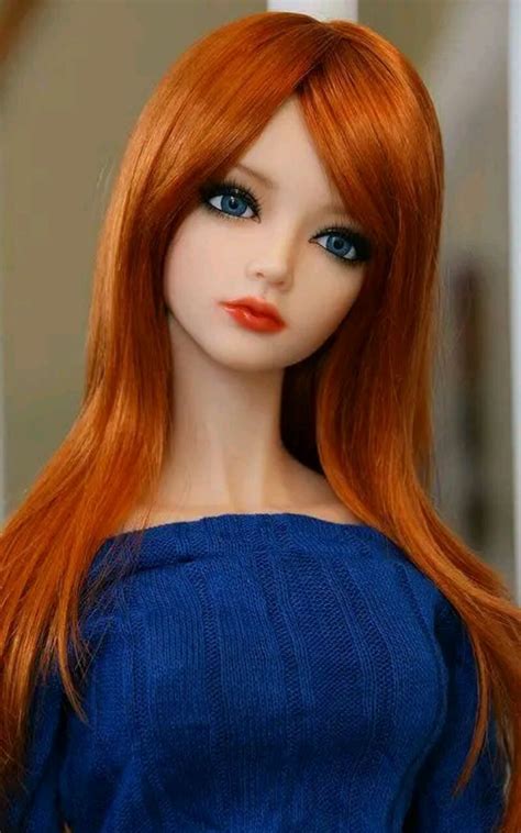 Pin By Ay A Ert Rk On Doll Wallpaper Redhead Doll Beautiful Barbie