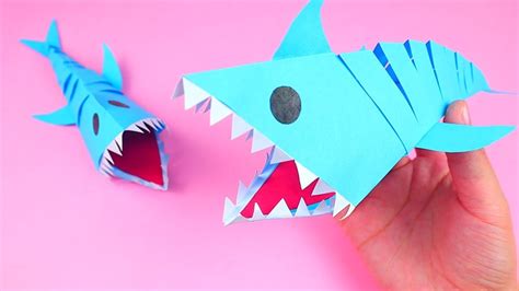 How To Make Easy Origami Baby Shark Origami Tutorial Youtube
