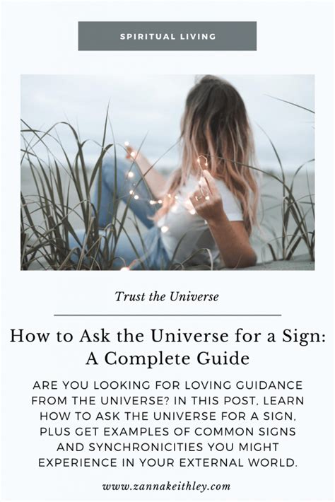 How To Ask The Universe For A Sign A Complete Guide