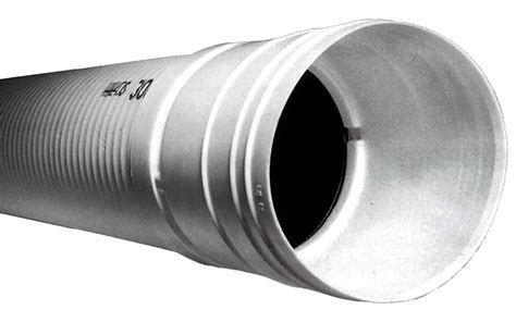 Ads 4550010 Triple Wall Pipe 4 In 10 Ft L Bell X Spigot White