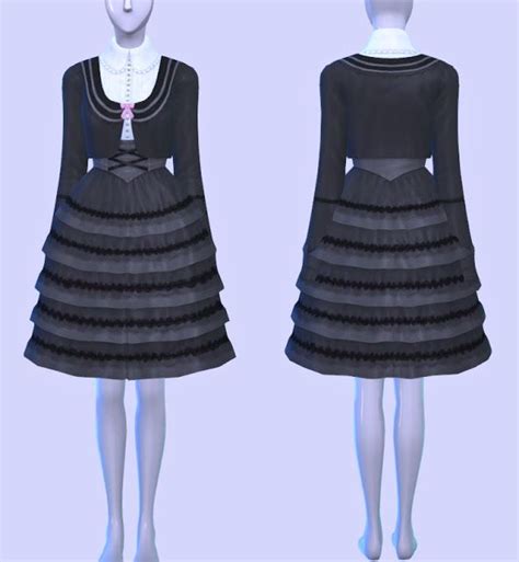 Pin On Sims 4 Lolitaharajuku Fashion