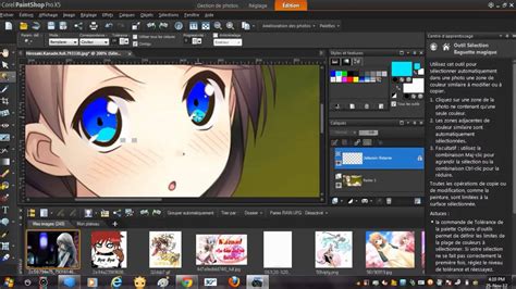Editing Anime Pic By Paintshop X5 Hd Youtube