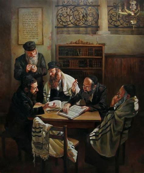 Discussing Talmud Jewish Art Jewish Artists Judaica Art