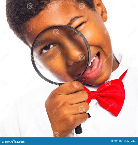 Clever Scientist Child Stock Image Image 27619241