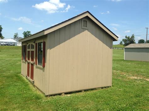 Experts in sheds, cabins, gables or any portable building you need. SOLD #1985 10×16 Wooden Storage Shed For Sale $3080- Boonsboro Maryland | 4-Outdoor