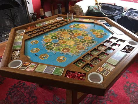 Ultimate Catan Gaming Table Doubles As Amazing All Game Table Kotaku