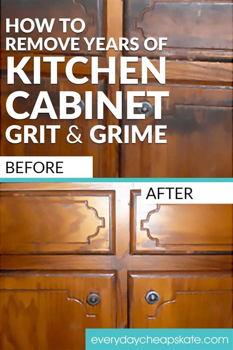 Kitchen cabinet doors get a lot of wear. How to Remove Years of Kitchen Cabinet Grit and Grime ...