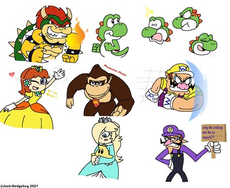Random Mario Drawings Re Make 2021 By Jh Production On Deviantart