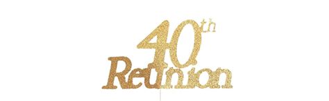 40th Class Reunion Decorations 40 Year Reunion Class Of 1982 Etsy