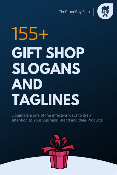 Catchy Gift Shop Slogans And Taglines Thebrandboy Slogan Gifts Hot