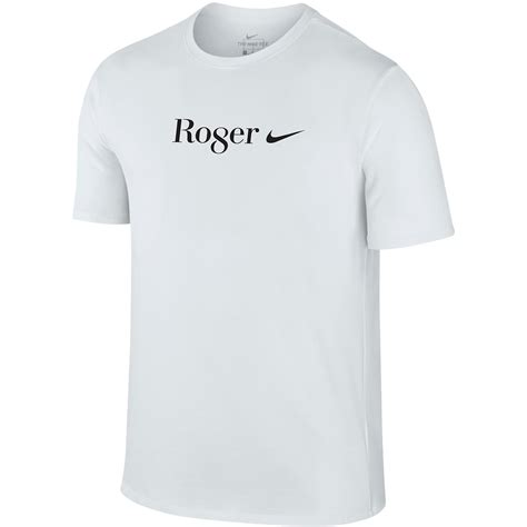 Nike Mens Ro8er Federer Limited Edition T Shirt White